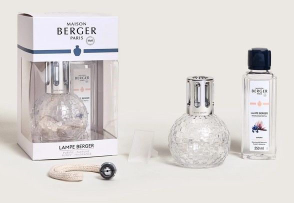 Coffret lampe Berger Disco transparente