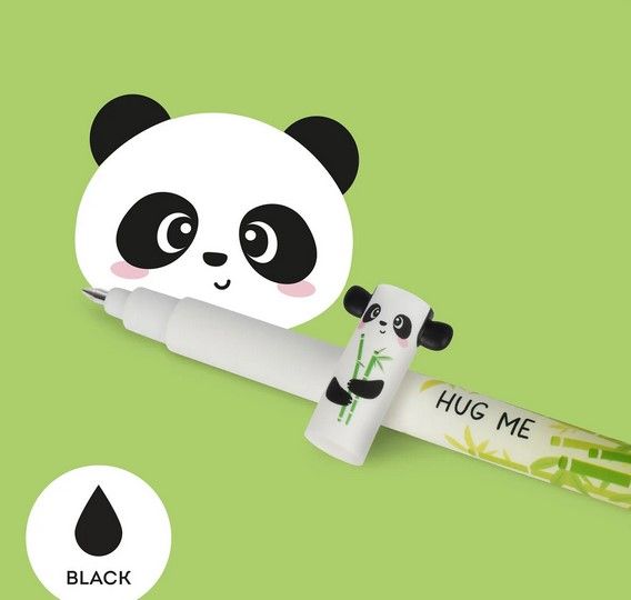 STYLO A ENCRE GEL EFFACABLE PANDA