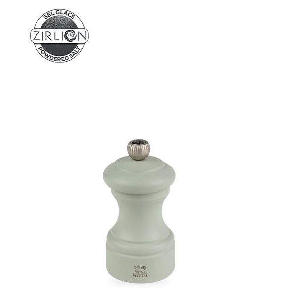 Bistro Moulin à  sel manuel en bois, vert sauge, 10 cm