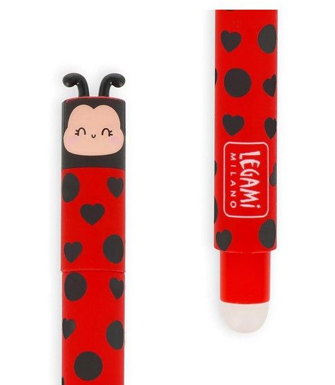 STYLO A ENCRE GEL EFFACABLE COCCINELLE