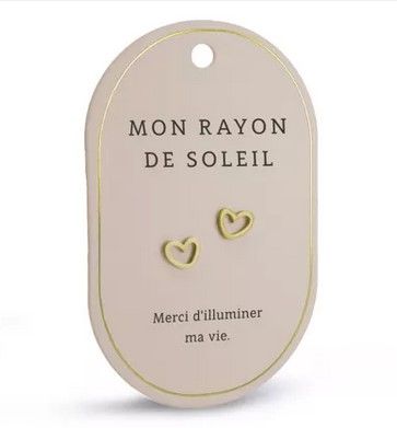 Boucles d'oreilles Mon rayon de soleil