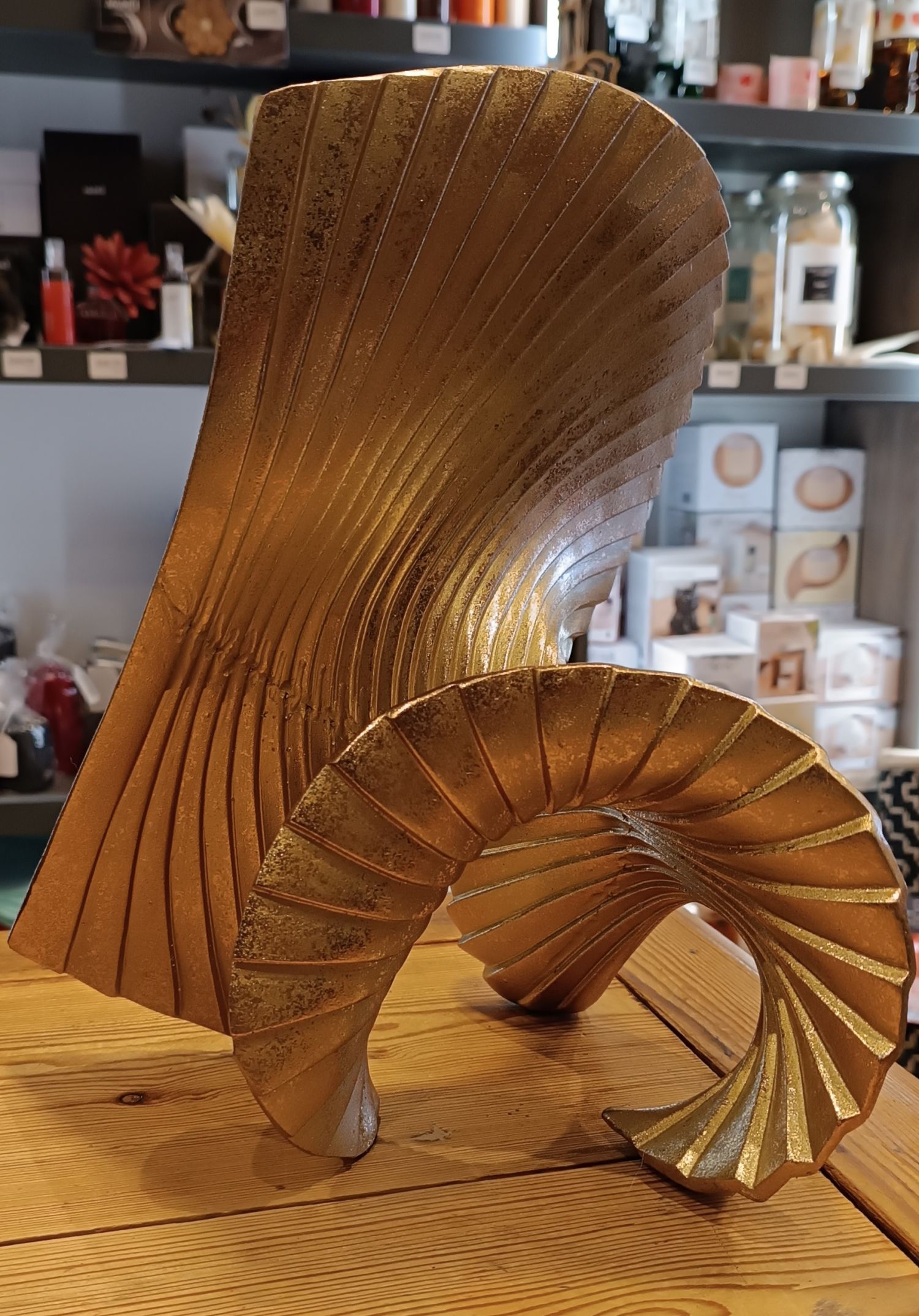 Déco abstraite doré 