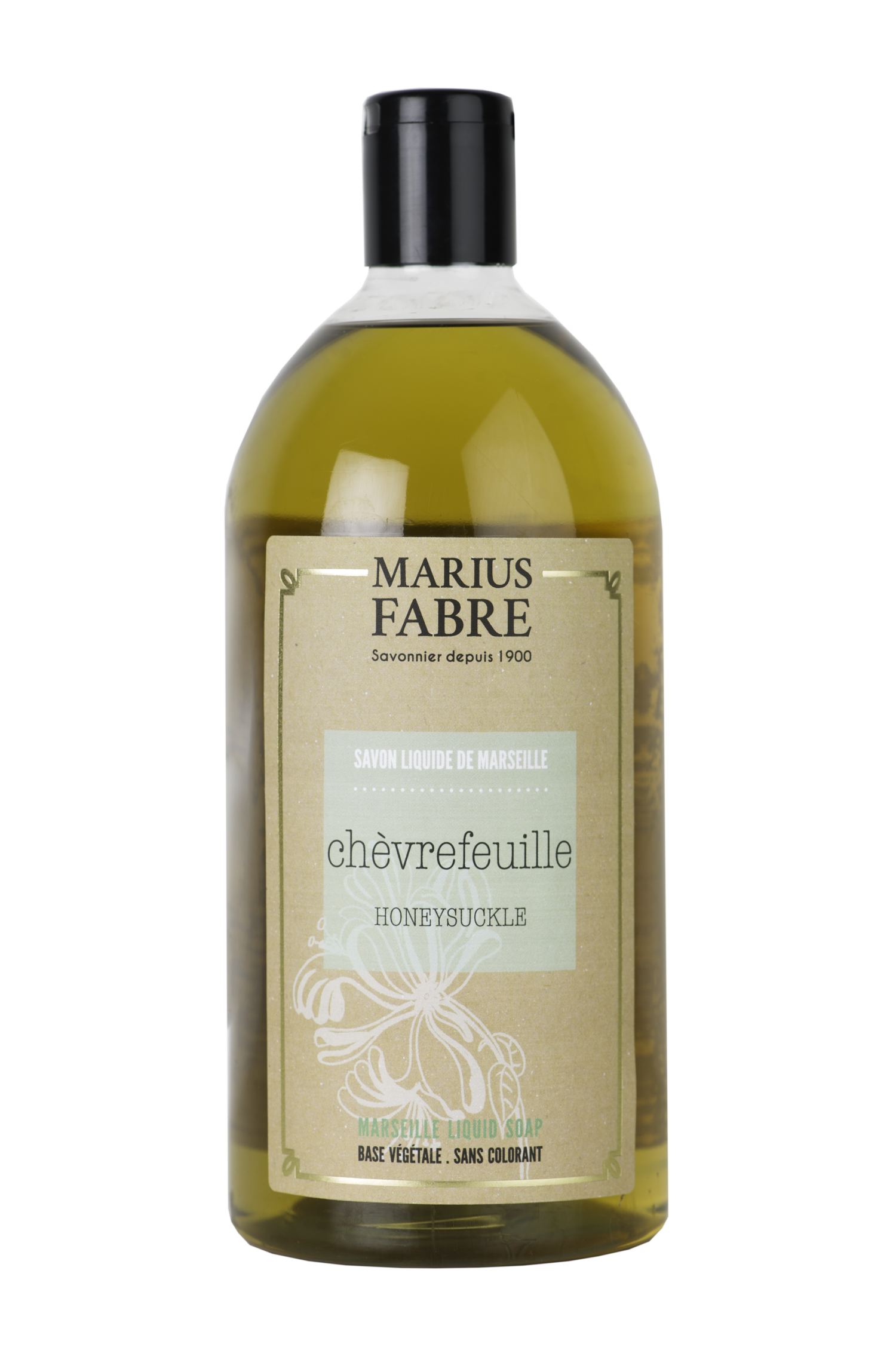 SAVON LIQUIDE DE MARSEILLE CHEVREFEUILLE 1L