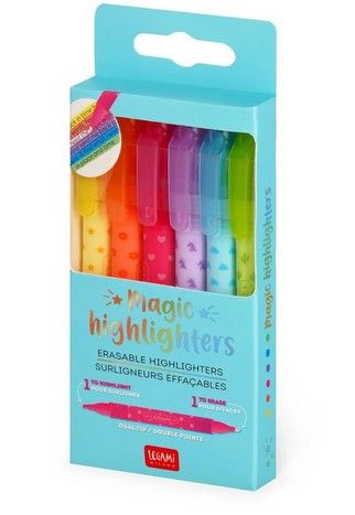 SET DE 6 SURLIGNEURS EFFACABLES