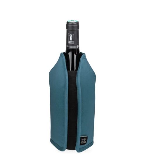 Frizz Rafraîchisseur extensible Vins & Champagnes, bleu celeste, 23 cm