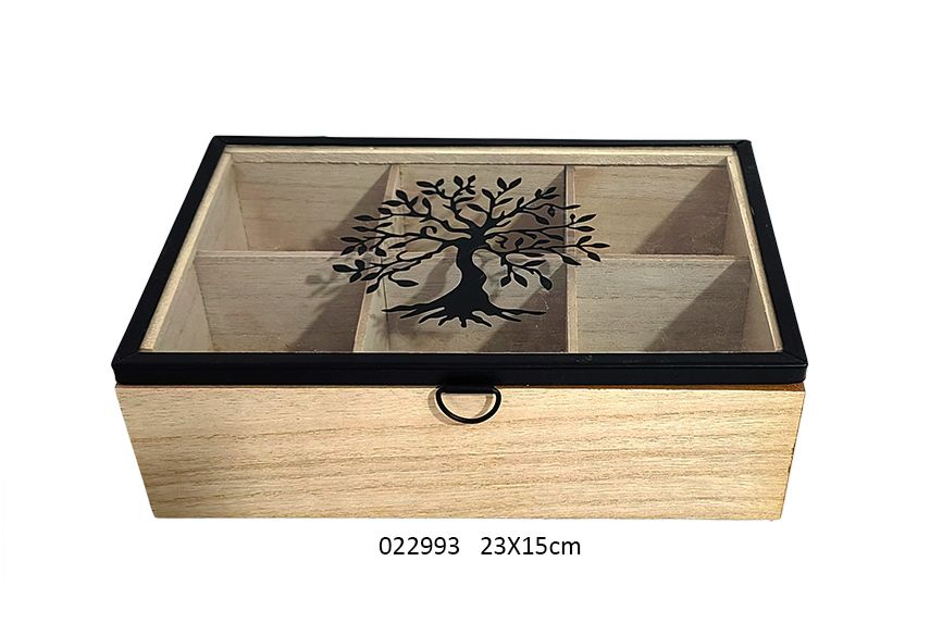 BOITE A THE ARBRE DE VIE