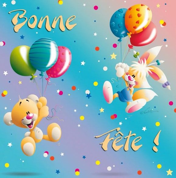CARTE 3D DIDDL BONNE FETE
