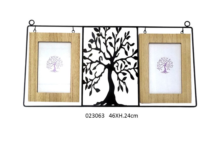 PORTE PHOTO DOUBLE ARBRE DE VIE