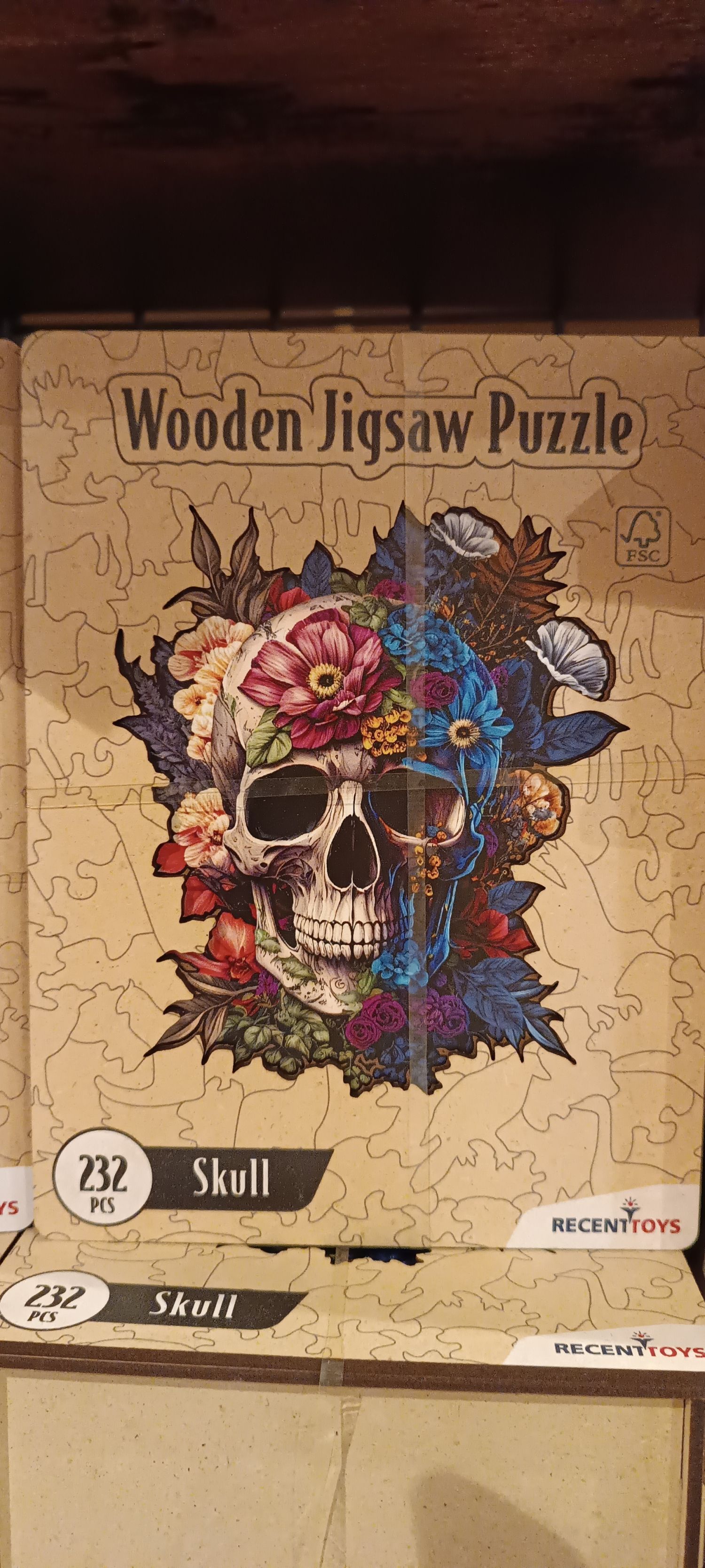 Puzzle en bois — Crâne