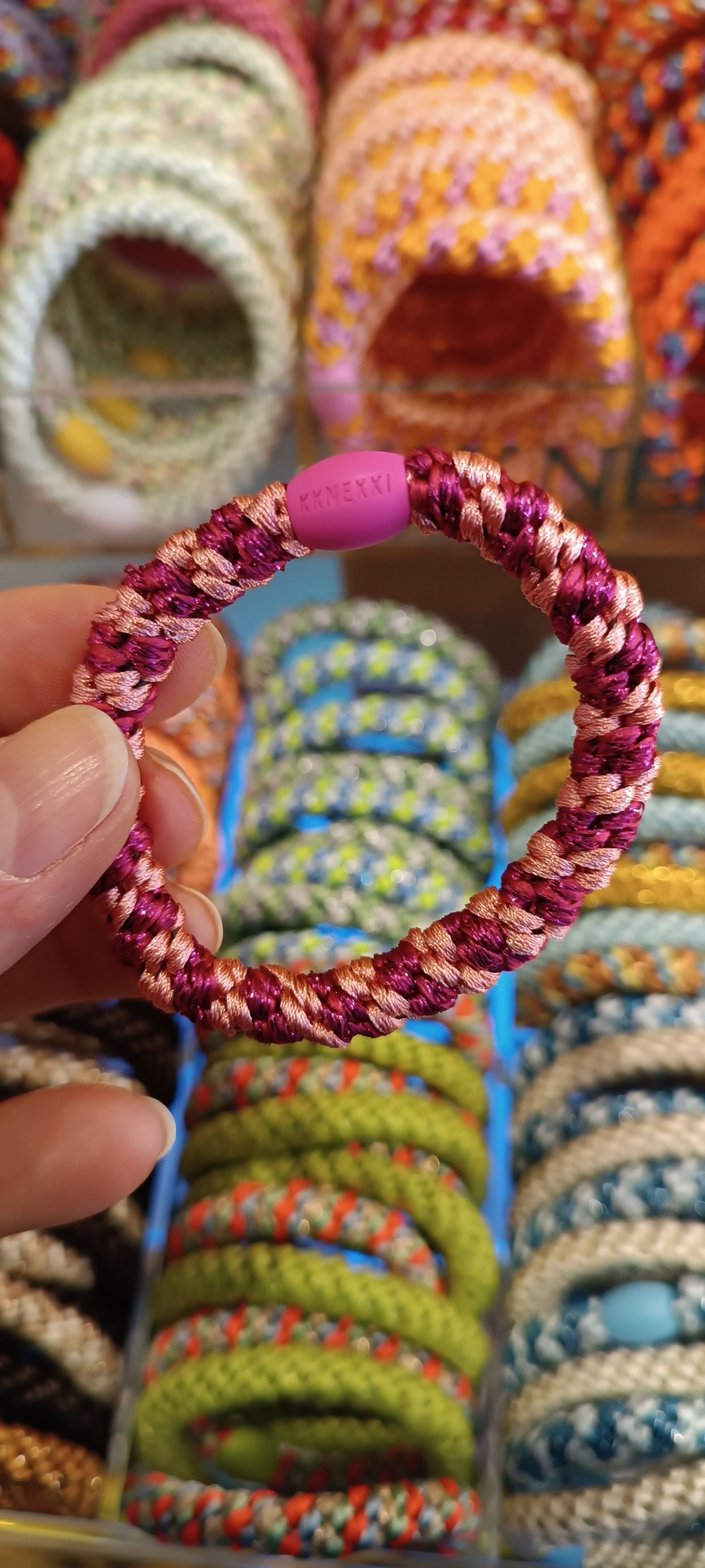 Kknekki Rose électrique paillettes 