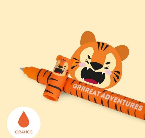 STYLO A ENCRE GEL EFFACABLE TIGER
