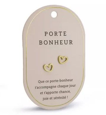 Boucles d'oreilles Porte bonheur