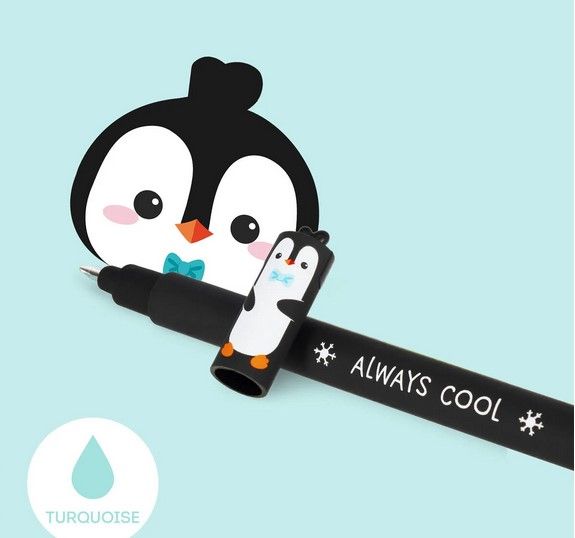 STYLO A ENCRE GEL EFFACABLE PENGUIN