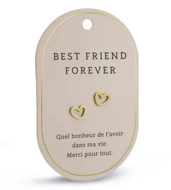 Boucles d'oreilles Best Friend Forever