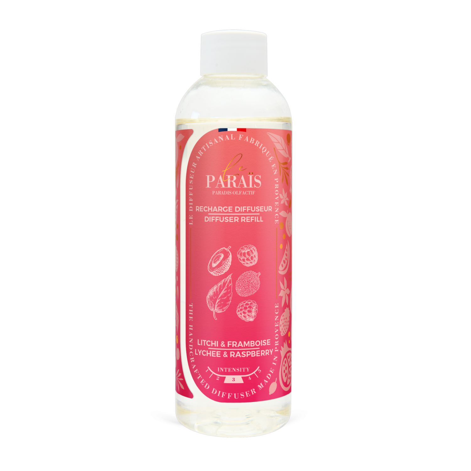 RECHARGE DIFFUSEUR LITCHI ET FRAMBOISE 200ML
