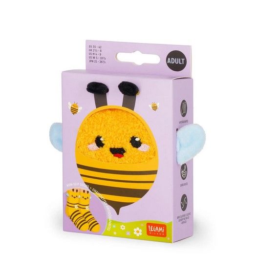 CHAUSSETTE ANTIDERAPANTES ADULTES BEE