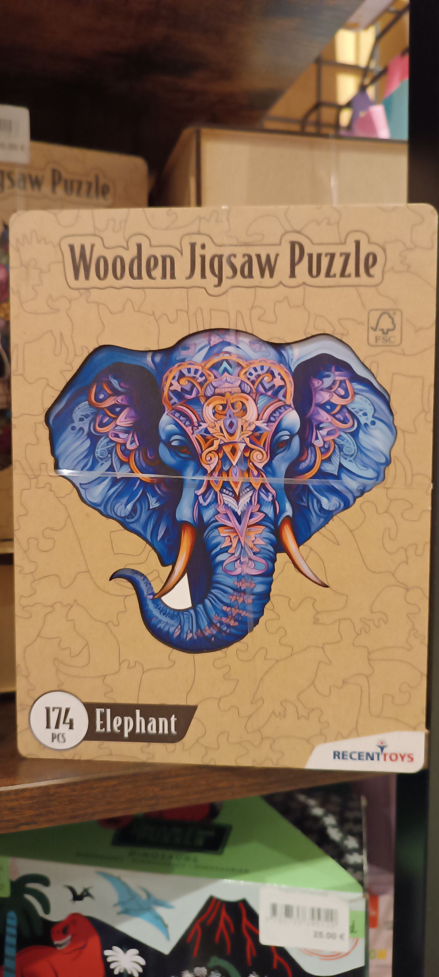 Puzzle en bois — Éléphant