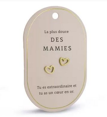Boucles d'oreilles La plus douce des Mamies