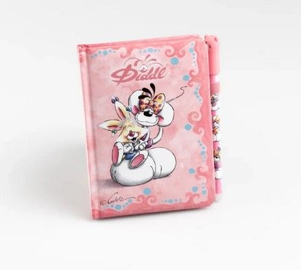 CARNET A6 ROSE + STYLO DIDDLINA