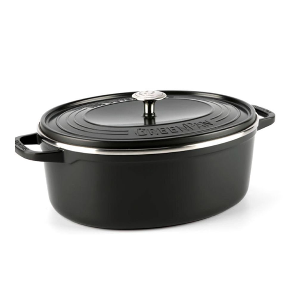COCOTTE NOIRE OVALE CELESTE25CM