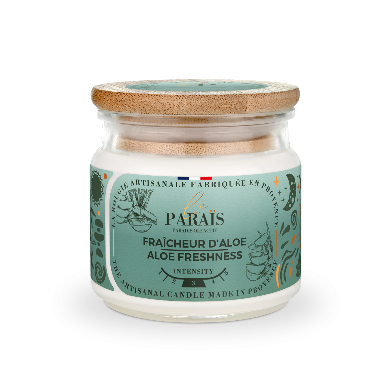 BOUGIE PARFUMEE FRAICHEUR D'ALOE