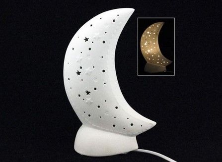  LAMPE PORCELAINE LUNE