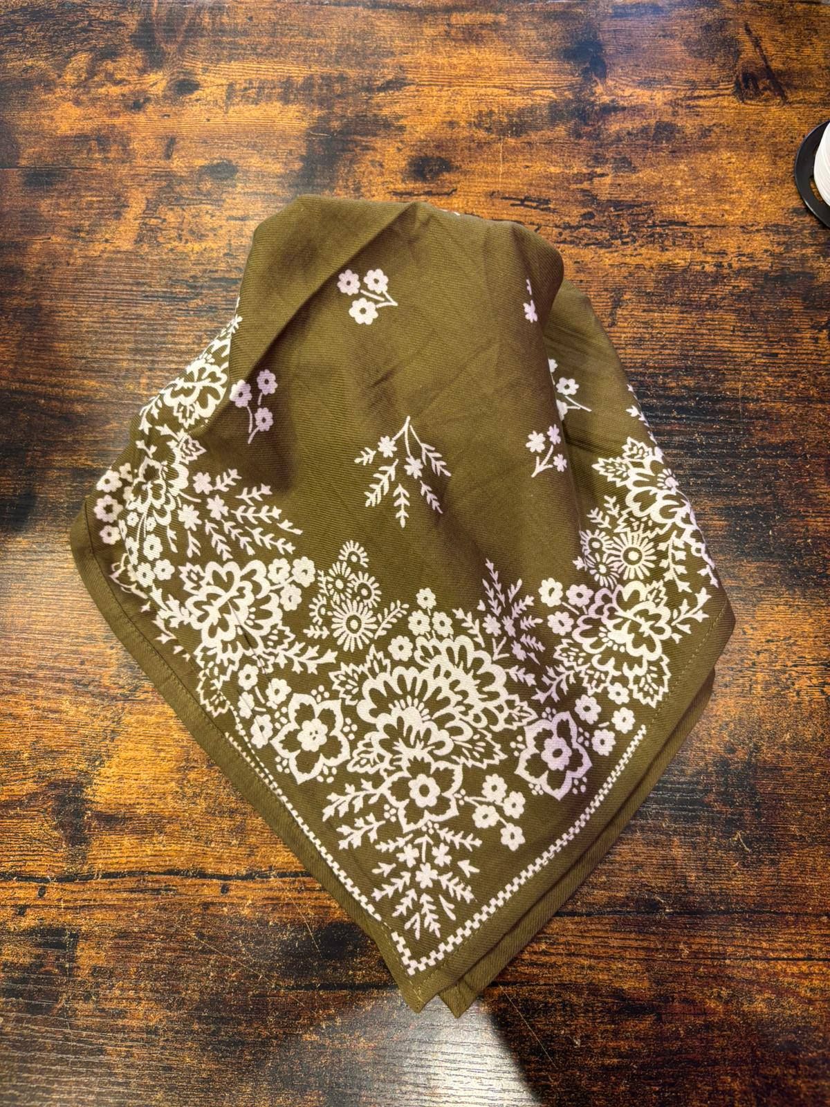 Foulard MYSORE GREEN 50cm