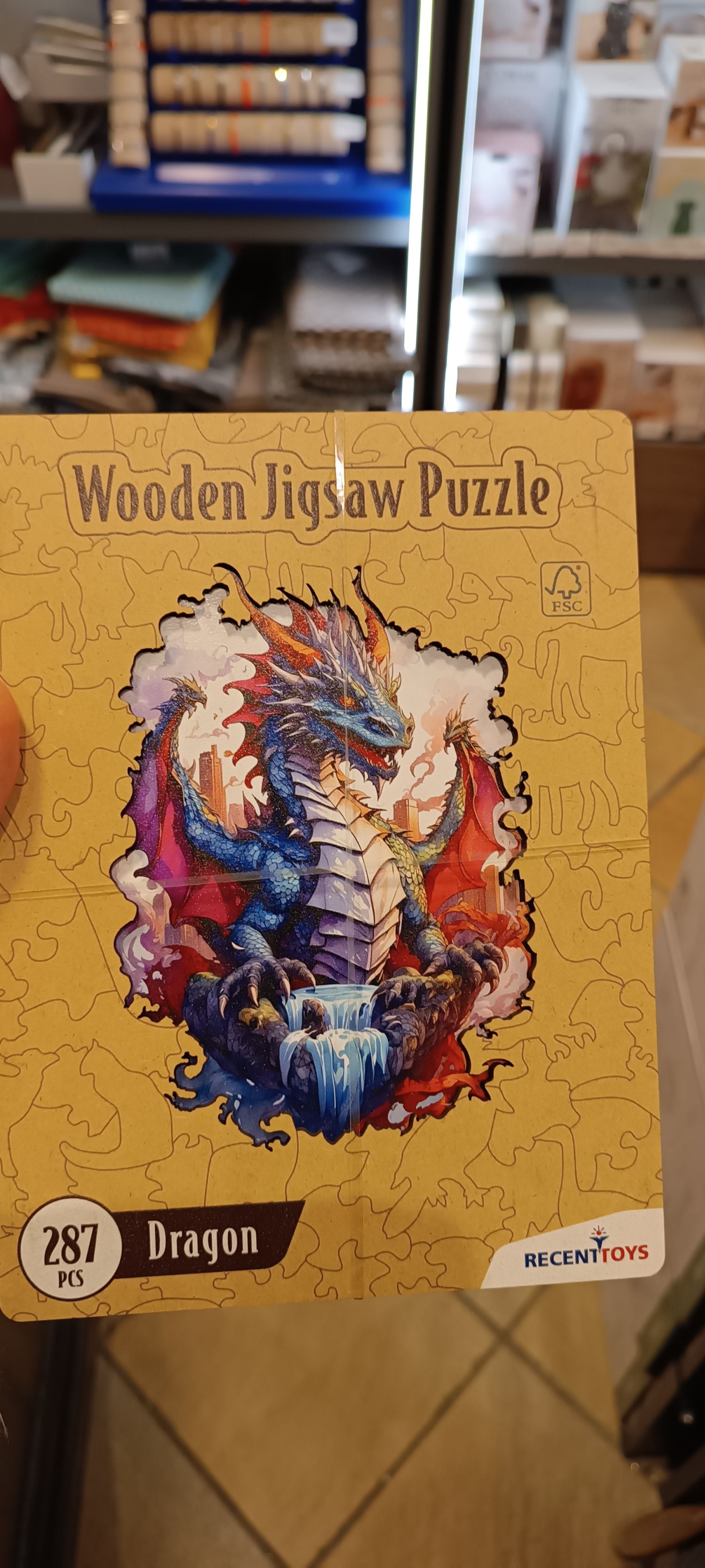 Puzzle en bois - Dragon