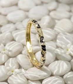  Bracelets Thaï Colorés en Laiton – Joncs Bohème Chic & Strass Tendance - Noir