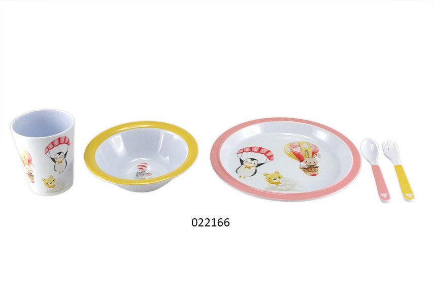 SET VAISSELLE 5 PIECES BALLONS