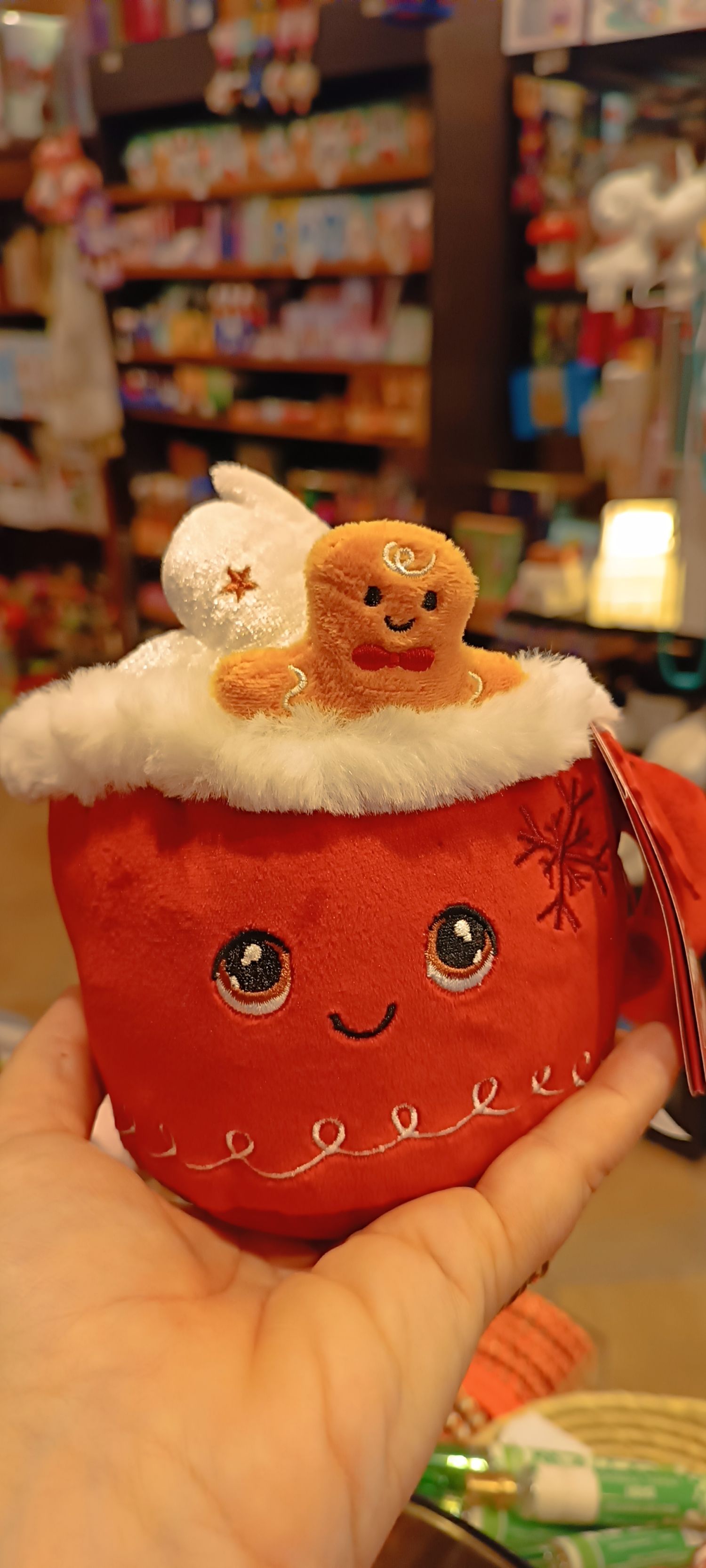PELUCHE CHOCOLAT CHAUD DE NOEL KEELECO