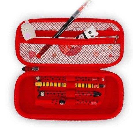 TROUSSE TRANSPARENTE RIGIDE COCCINELLE