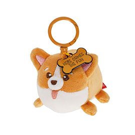 PORTE CLES EN PELUCHE CORGI