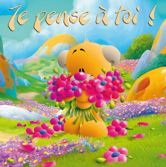 CARTE 3D DIDDL JE PENSE A TOI