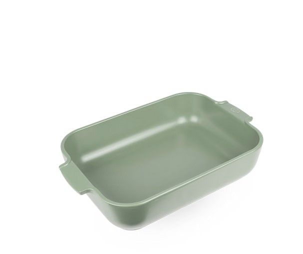 Copie Appolia Plat Rectangulaire Vert Fougère 36 cm