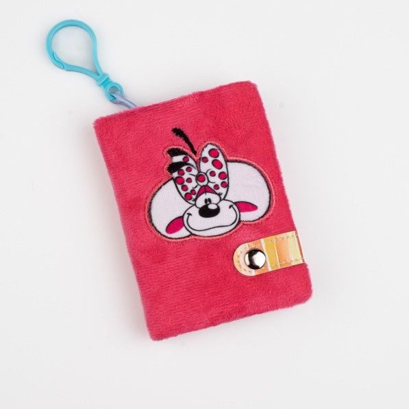 Mini cahier Diddlina rose peluche : la douceur qui s’accroche à votre quotidien