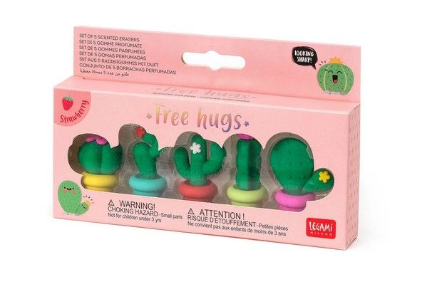 SET DE 5 GOMMES PARFUMEES CACTUS