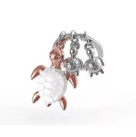Porte-clés charms Tortue - METALMORPHOSE