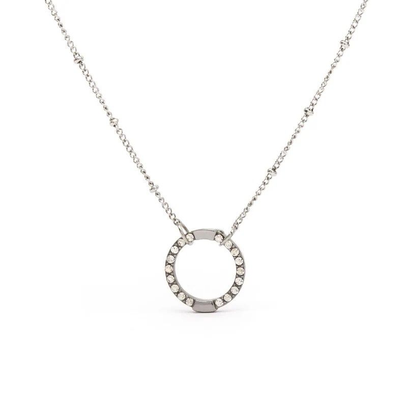 COLLIER ARGENTE AVEC ANNEAU