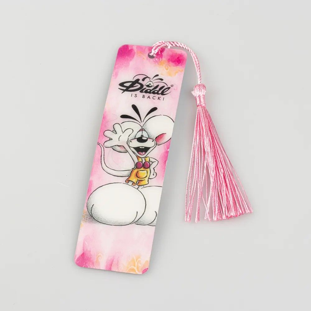 MARQUE PAGE 3D LENTICULAIRE DIDDL ROSE