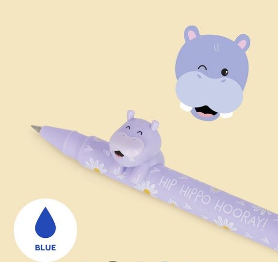 LOVELY FRIENDS HIPPO STYLO A ENCRE GEL 