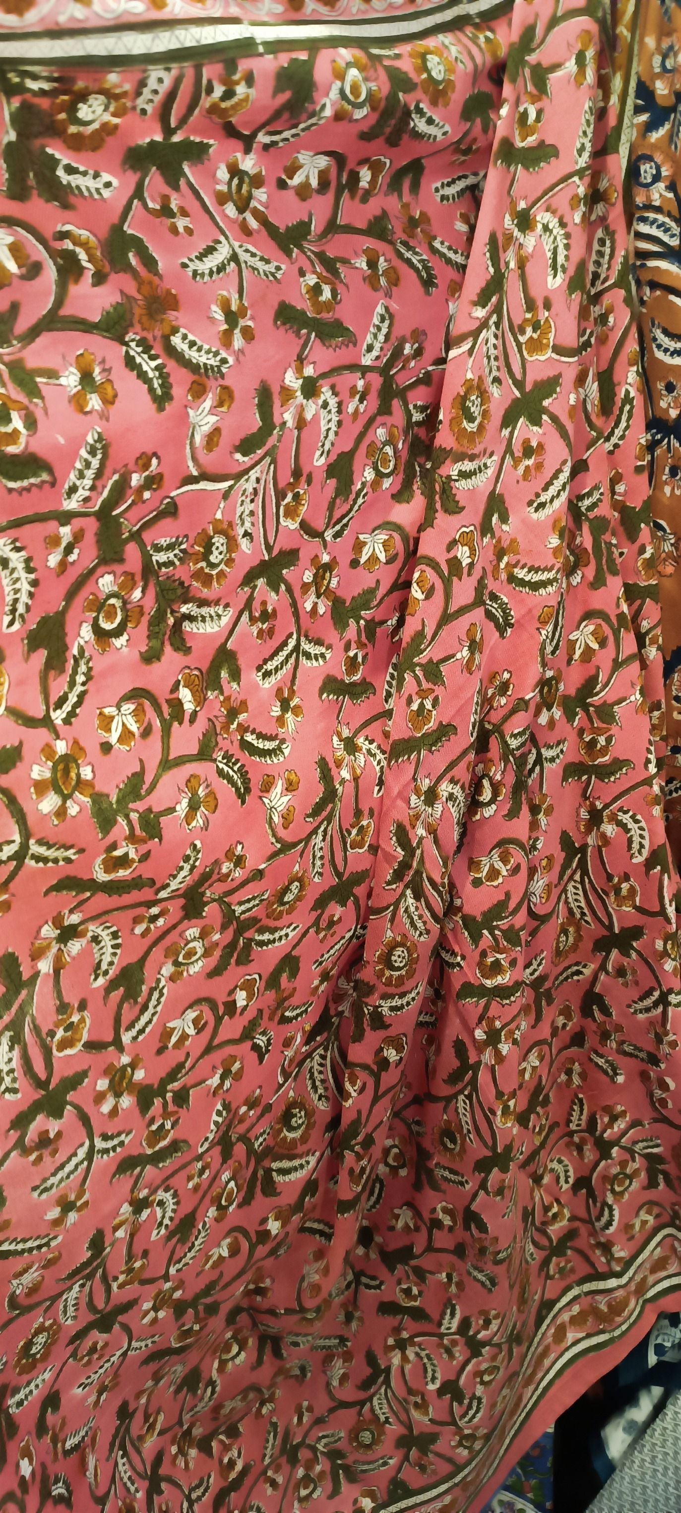 Foulard DELHI CERISE 100cm