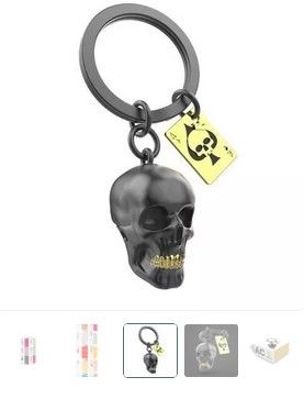 Porte-clés Tête de Mort- METALMORPHOSE