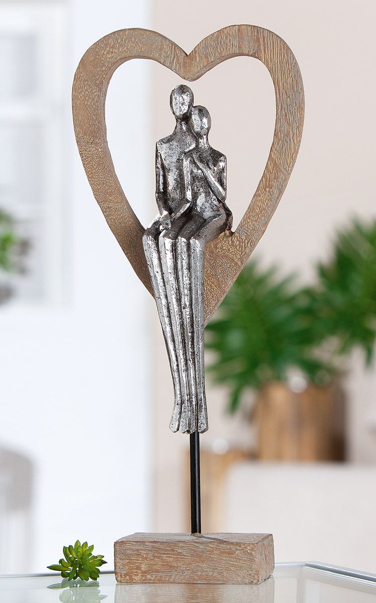 SCULPTURE COEUR "AROHA"