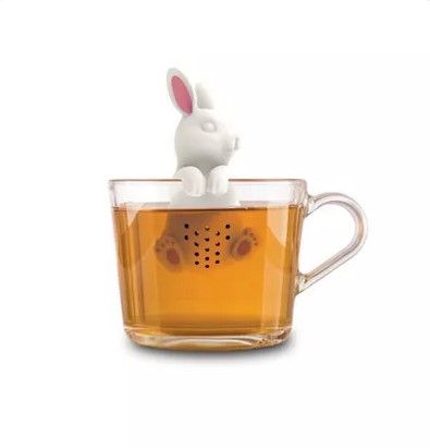 Infuseur à thé Bunny | passoire à thé blanche