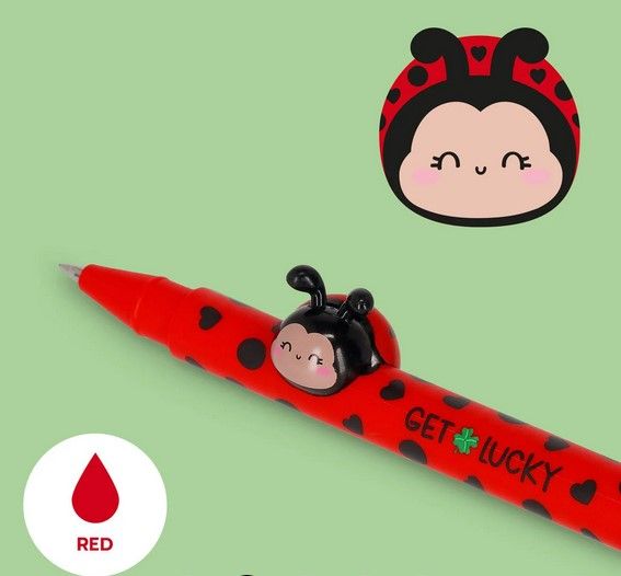 STYLO A ENCRE GEL COCCINELLE