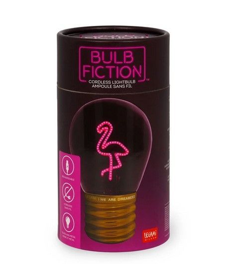 BULB FICTION LAMPE EN FORME D AMPOULE FLAMINGO