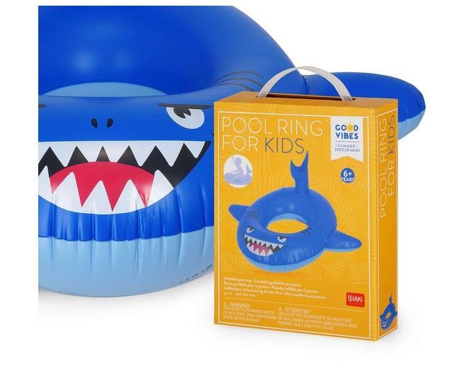 Bouée Gonflable Taille Enfant Pour la Piscine - Shark - Pool Ring