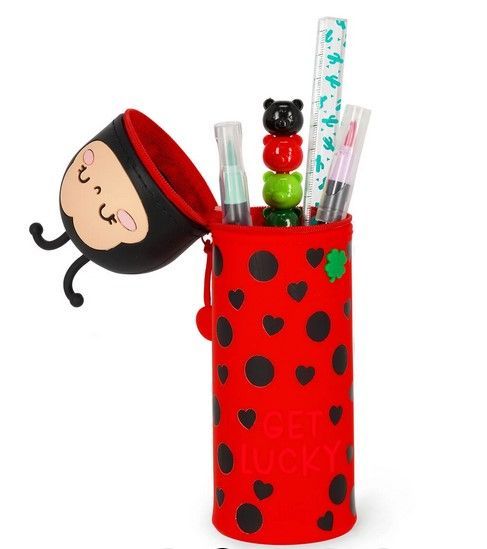 TROUSSE 2 EN 1 EN SILICONE COCCINELLE