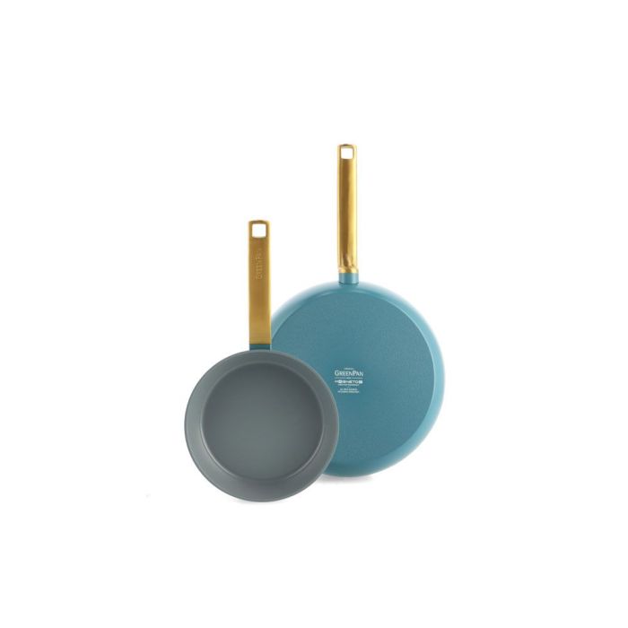 SET DE 2 POELES 20 ET 28 CM EVOLUTION BLEUE